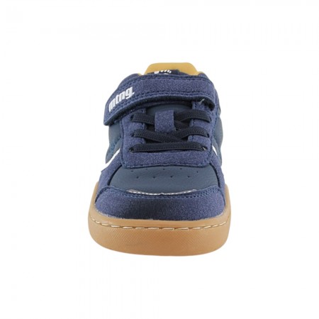 Zapatillas Mustang barfefoot Orbit2 Marino-Mostaza
