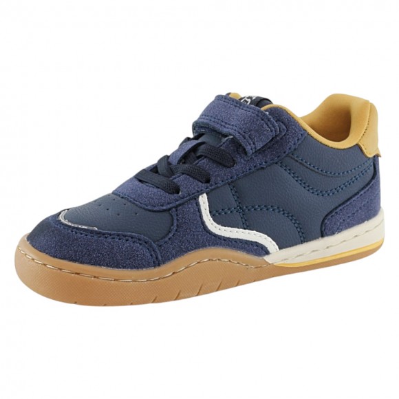 Zapatillas Mustang barfefoot Orbit2 Marino-Mostaza