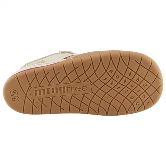 Zapatillas Mustang barfefoot Orbit2 Crema