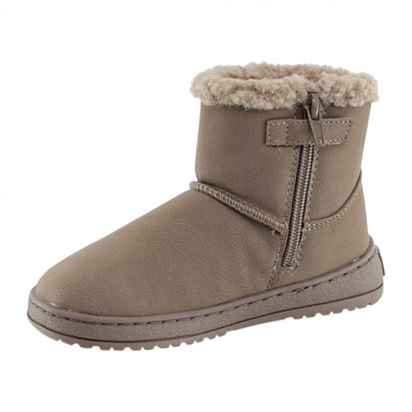 Botines barefoot forrados Mustang R Alaska Taupe