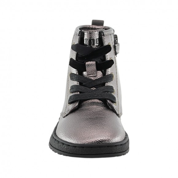 Botines barefoot Mustang Alaska Cordones Plata