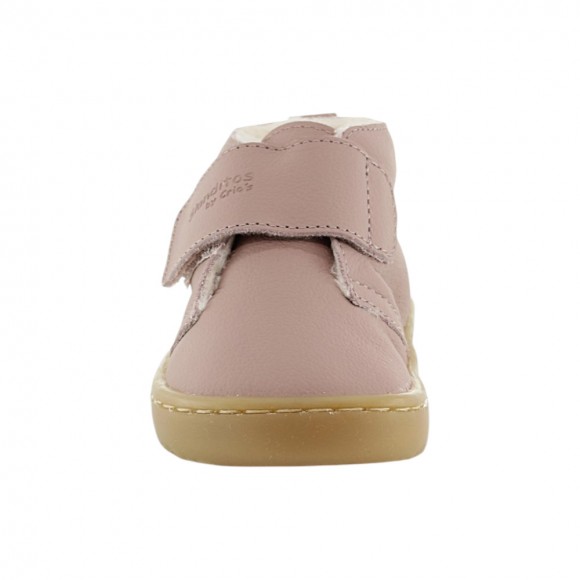 Botines barefoot forrados borrego Blanditos Ottawa Rosa