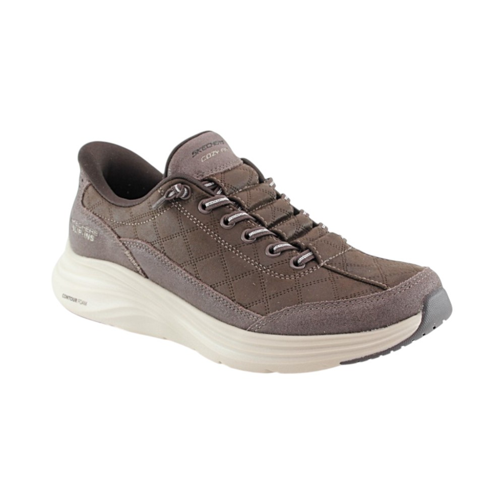Zapatillas Skechers Slip-Ins Countour Foam Natural Marrón