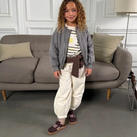 Zapatillas barefoot Lejan One Kids Burgundy