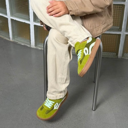 Zapatillas barefoot Lejan One Kids Dark Citron Green