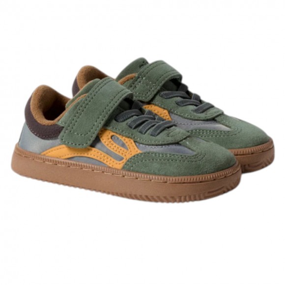 Zapatillas barefoot Lejan One Mineral Gray-Mustard
