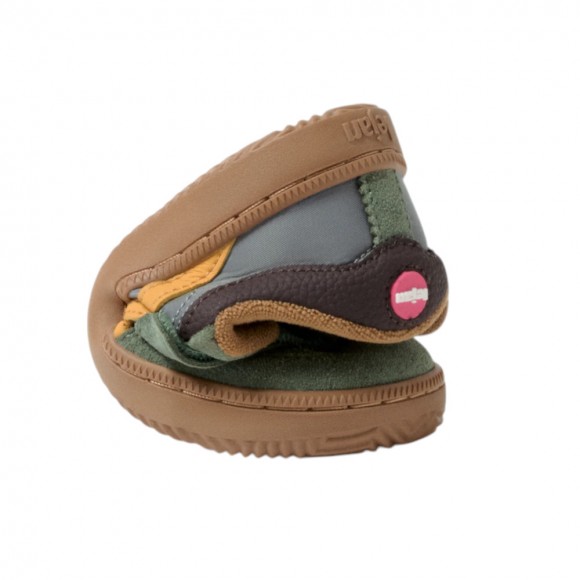 Zapatillas barefoot Lejan One Mineral Gray-Mustard