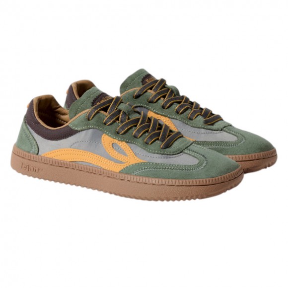 Zapatillas barefoot Lejan One Mineral Gray-Mustard