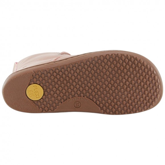 Botines barefoot Flexi Nens 9085-R Rosa Forro térmico