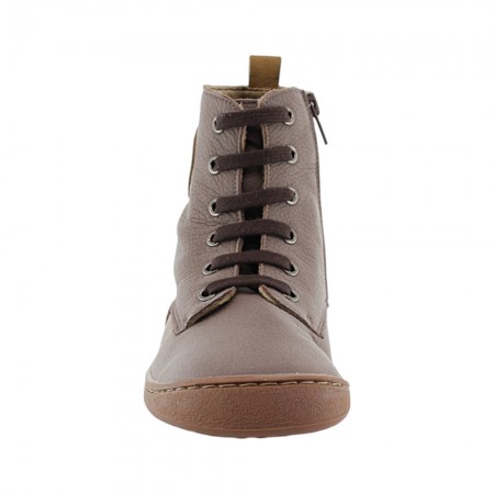 Botines barefoot Flexi Nens 9087-R Tabaco forro térmico