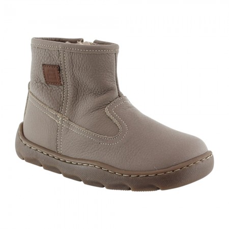 Bota barefoot Andanines Taupe borrego interior