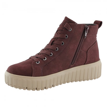 Botines veganos Jana 25264 Granate