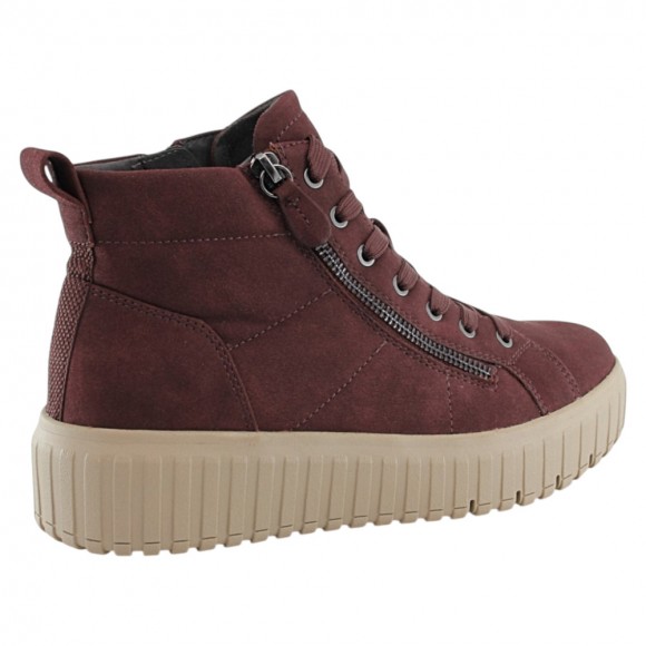 Botines veganos Jana 25264 Granate
