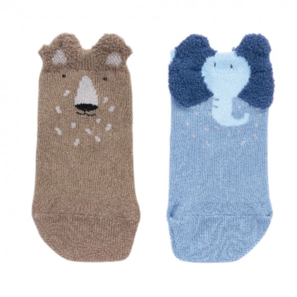 Pack 2 calcetines antideslizantes Attipas Bear-Elephant