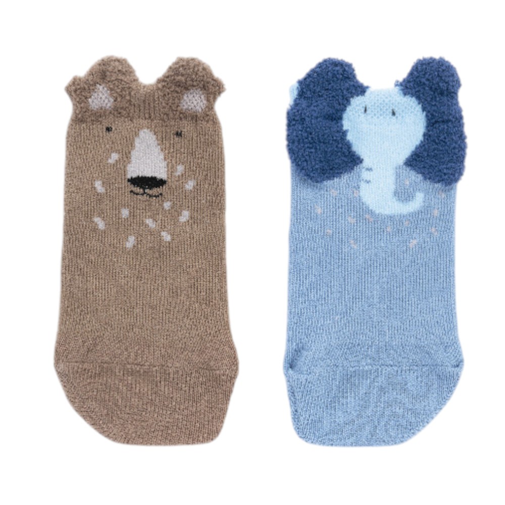 Pack 2 calcetines antideslizantes Attipas Bear-Elephant