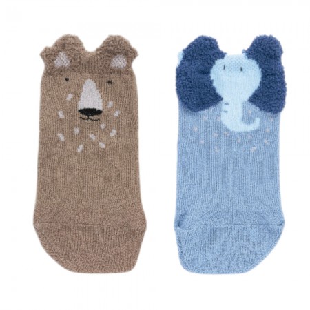Pack 2 calcetines antideslizantes Attipas Bear-Elephant