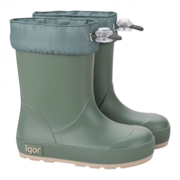 Botas de agua Barefoot Igor Yogi Cuello Verde
