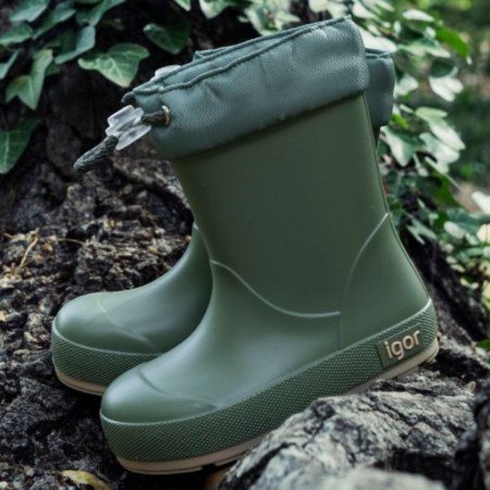 Botas de agua Barefoot Igor Yogi Cuello Verde