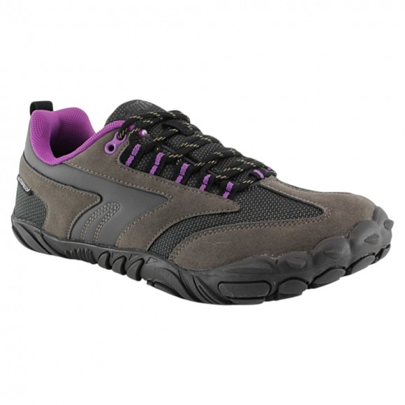Zapatillas Hi-Tec barefoot impermeables Charcoal-Purple