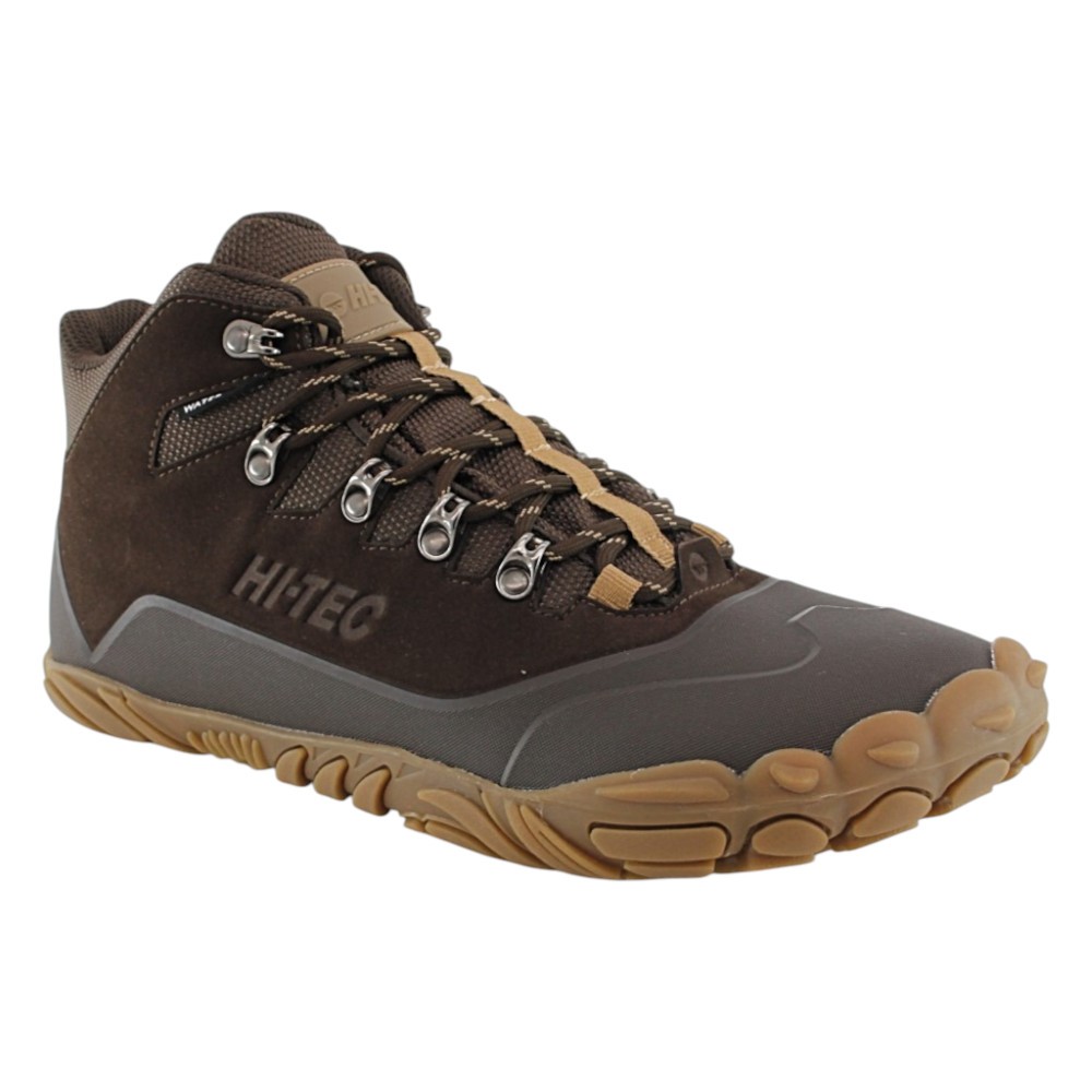 Botines impermeables barefoot Hi-Tec Figaro Luz Chocolate