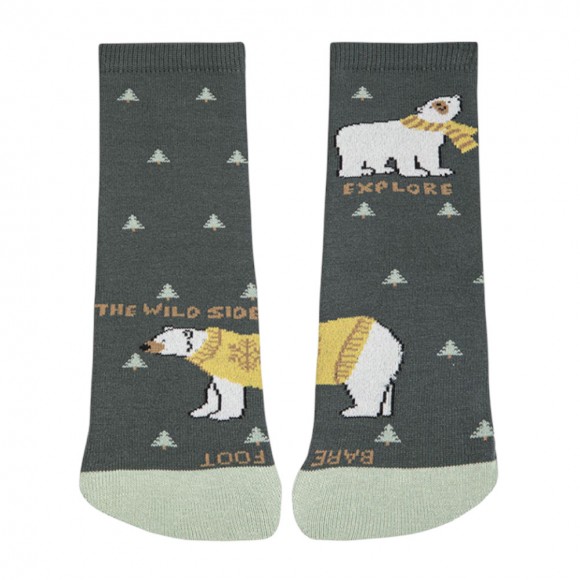 Calcetines barefoot Condor Oso Polar Verde