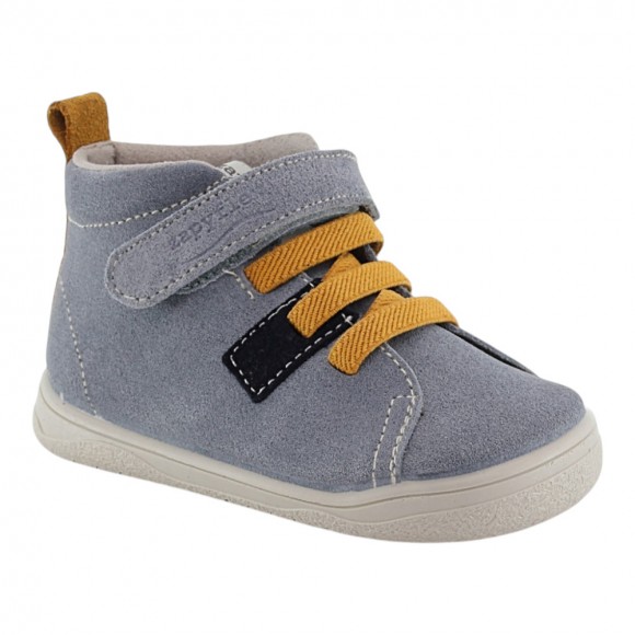 Botines barefoot Zapyflex cortes serraje Gris