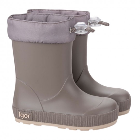 Botas de agua Barefoot Igor Yogi Cuello Taupe