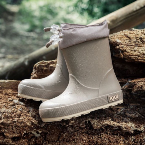 Botas de agua Barefoot Igor Yogi Cuello Taupe