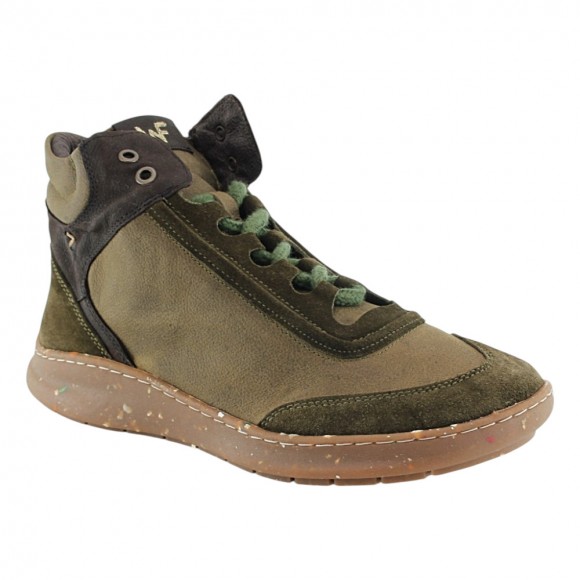 Botines minimalistas Walk Fly Irati Khaki