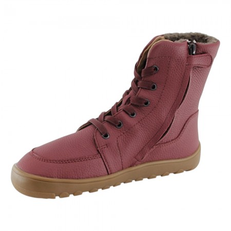Botines impermeables Froddo Barefoot Up-Tex Burdeos forro borreguito