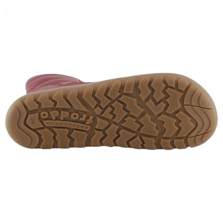 Botines impermeables Froddo Barefoot Up-Tex Burdeos forro borreguito