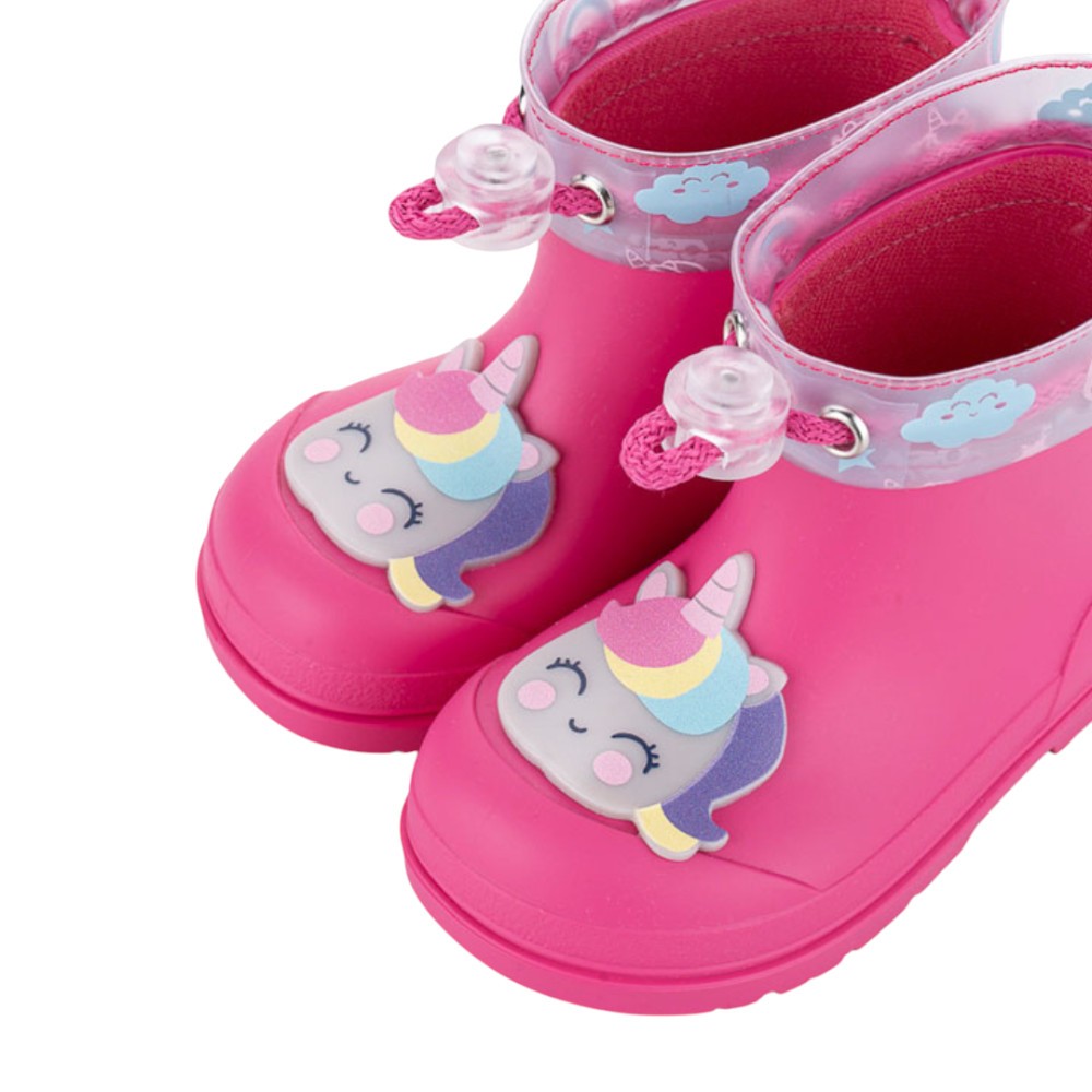 Botas de agua barefoot Mendi Unicornio Fucsia
