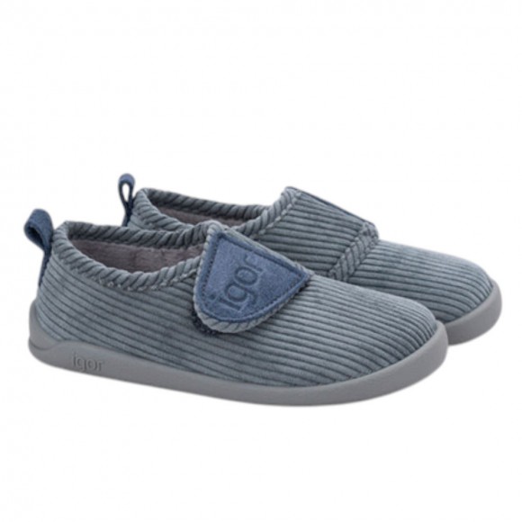 Zapatillas de casa barefoot Igor Junior Pana Oceano