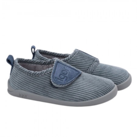 Zapatillas de casa barefoot Igor Junior Pana Oceano