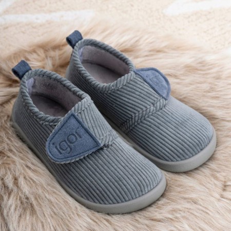 Zapatillas de casa barefoot Igor Junior Pana Oceano