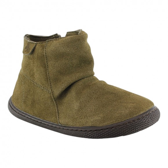 Botines barefoot Flexibles by Vulladi 1190 Suede kaki