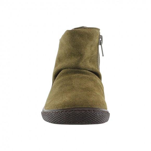 Botines barefoot Flexibles by Vulladi 1190 Suede kaki