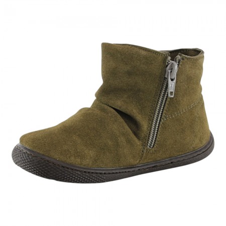 Botines barefoot Flexibles by Vulladi 1190 Suede kaki