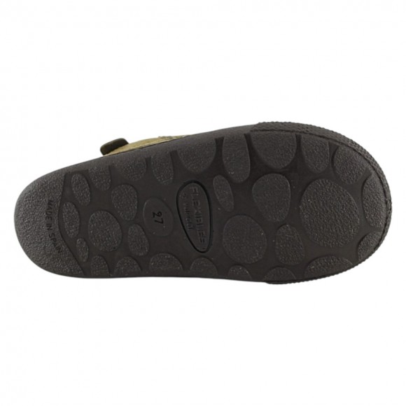 Botines barefoot Flexibles by Vulladi 1190 Suede kaki