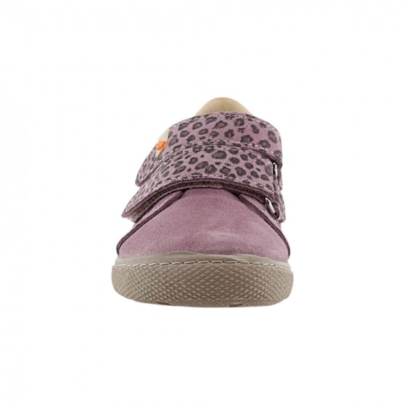 Zapatos barefoot Flexibles by Vulladi 6193 Malva-Leopardo