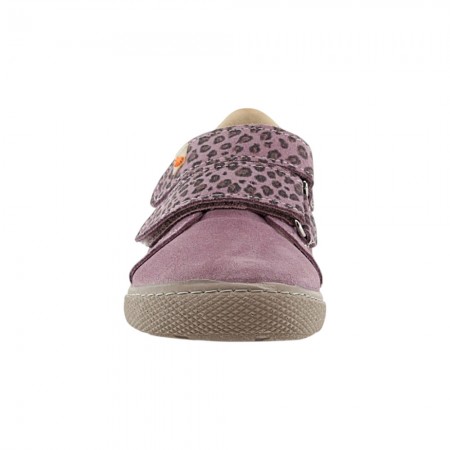 Zapatos barefoot Flexibles by Vulladi 6193 Malva-Leopardo