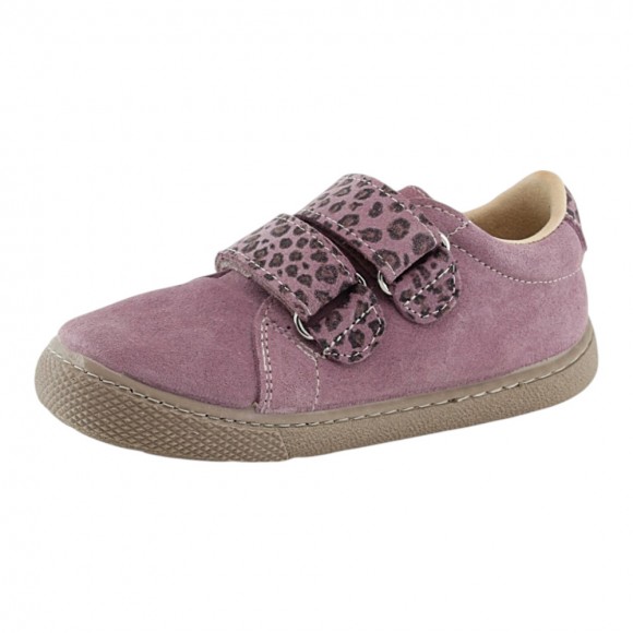 Zapatos barefoot Flexibles by Vulladi 6193 Malva-Leopardo