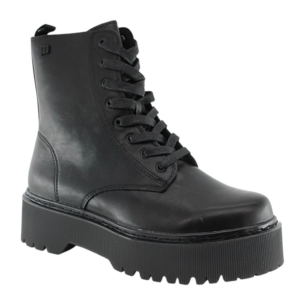 Botines plataforma Mustang 50176 Negro
