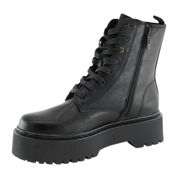 Botines plataforma Mustang 50176 Negro