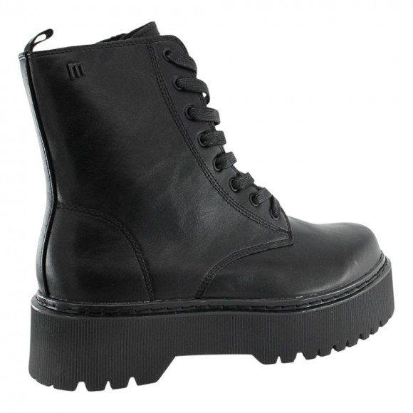 Botines plataforma Mustang 50176 Negro
