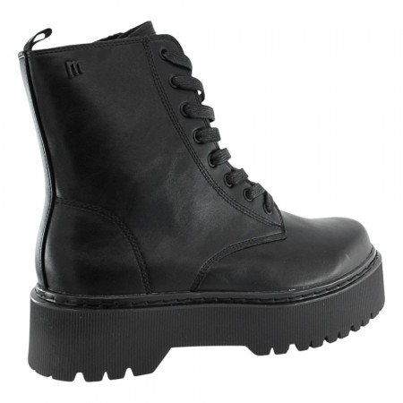 Botines plataforma Mustang 50176 Negro