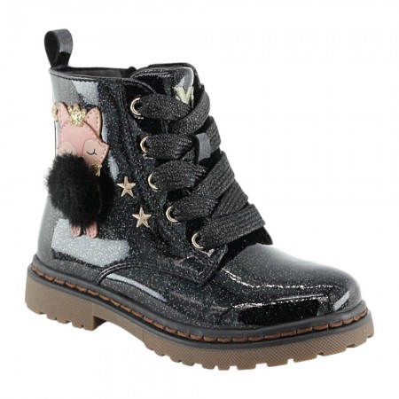 Botines Xti 154115 Charol Negro