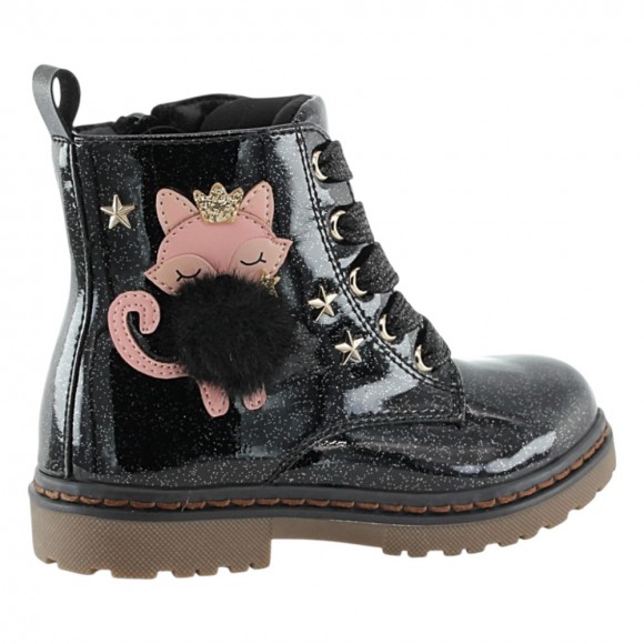Botines Xti 154115 Charol Negro
