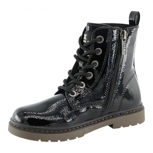 Botines Xti 154044 Charol Negro