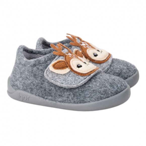 Zapatillas de casa barefoot Homie Reno Gris
